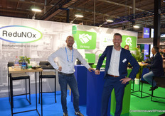Jurgen Haitsma of ReduNOx and Martijn Joore of MvO Energy shared a stand.